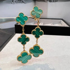 Clover Malachite 3 Motifs Gold – LUX VERSE Luxury Designer Fashion Outlet