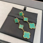Clover Malachite 3 Motifs Gold – LUX VERSE Luxury Designer Fashion Outlet