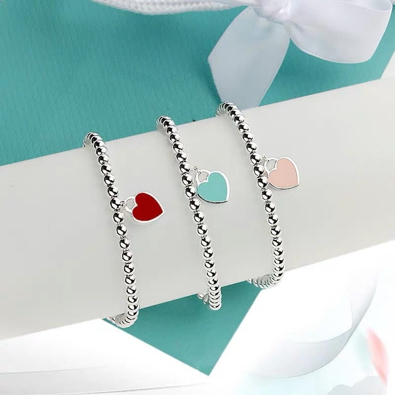Mini Heart Bracelet Silver – LUX VERSE Luxury Designer Fashion Outlet