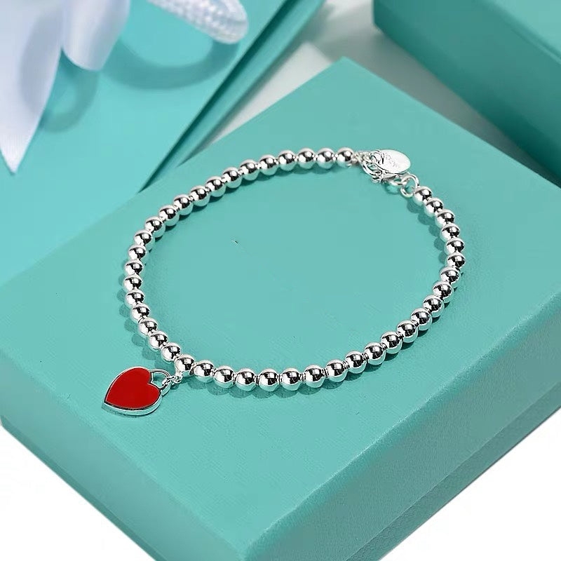 Mini Heart Bracelet Silver – LUX VERSE Luxury Designer Fashion Outlet
