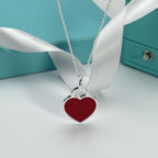 Heart Pedant Silver Necklace – LUX VERSE Luxury Designer Fashion Outlet