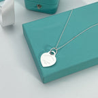 Heart Pedant Silver Necklace – LUX VERSE Luxury Designer Fashion Outlet