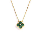 Clover 15mm Diamond Turquoise Necklace – LUX VERSE Luxury Designer Fashion Outlet