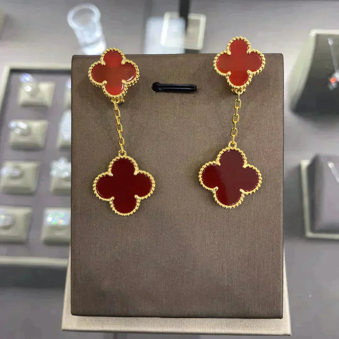 Clover 2 Motifs  Earrings (multiple Choices） – LUX VERSE Luxury Designer Fashion Outlet