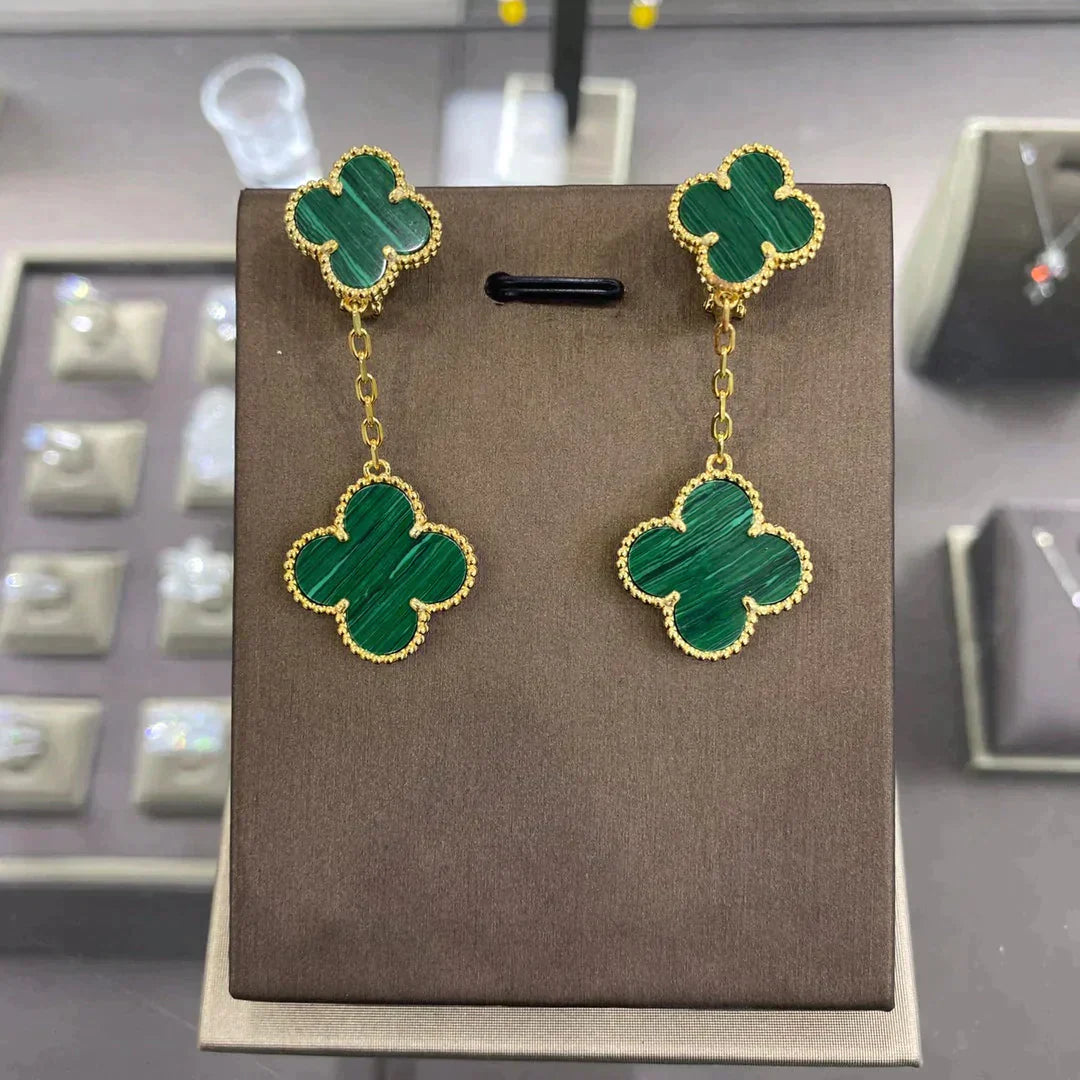 Clover 2 Motifs  Earrings (multiple Choices） – LUX VERSE Luxury Designer Fashion Outlet