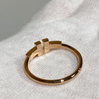 T Wire Ring Diamond Rose Gold – LUX VERSE Luxury Designer Fashion Outlet
