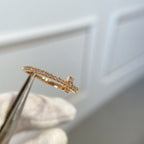 T Ring Diamond Rose Gold – LUX VERSE Luxury Designer Fashion Outlet