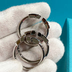 T Wire Turquoise Diamond Ring Silver – LUX VERSE Luxury Designer Fashion Outlet