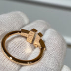 T Wire Mop Diamond Ring Rose Gold – LUX VERSE Luxury Designer Fashion Outlet