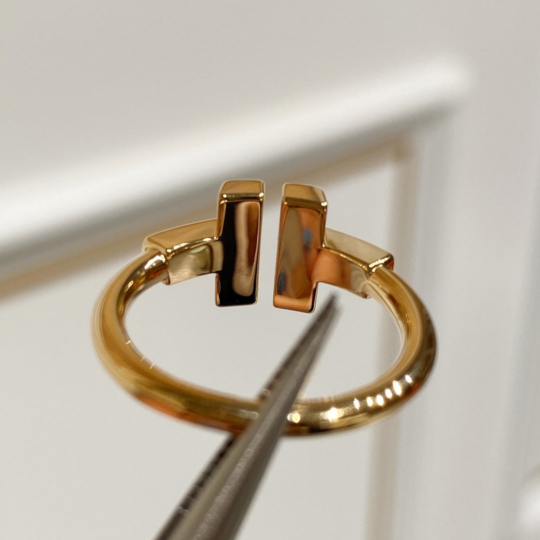 T Wire Mop Ring Rose Gold – LUX VERSE Luxury Designer Fashion Outlet