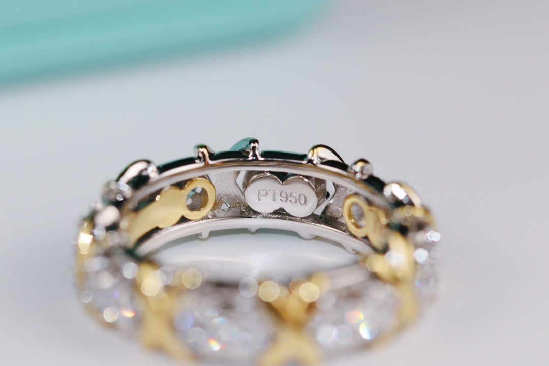 Sixteen Stone Ring Gold – LUX VERSE Luxury Designer Fashion Outlet