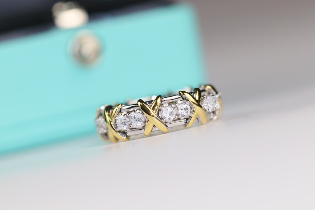 Sixteen Stone Ring Gold – LUX VERSE Luxury Designer Fashion Outlet