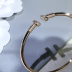 T Bracelet Rose Gold 1.8mm Diamond – LUX VERSE Luxury Designer Fashion Outlet