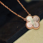 Clover 15mm  Gray Mother of Pearl Necklace – LUX VERSE Luxury Designer Fashion Outlet