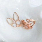 Butterfly Mop Diamond Earrings – LUX VERSE Luxury Designer Fashion Outlet
