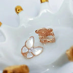 Butterfly Mop Diamond Earrings – LUX VERSE Luxury Designer Fashion Outlet