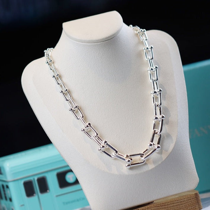 Hardwear Link Silver Necklace – LUX VERSE Luxury Designer Fashion Outlet