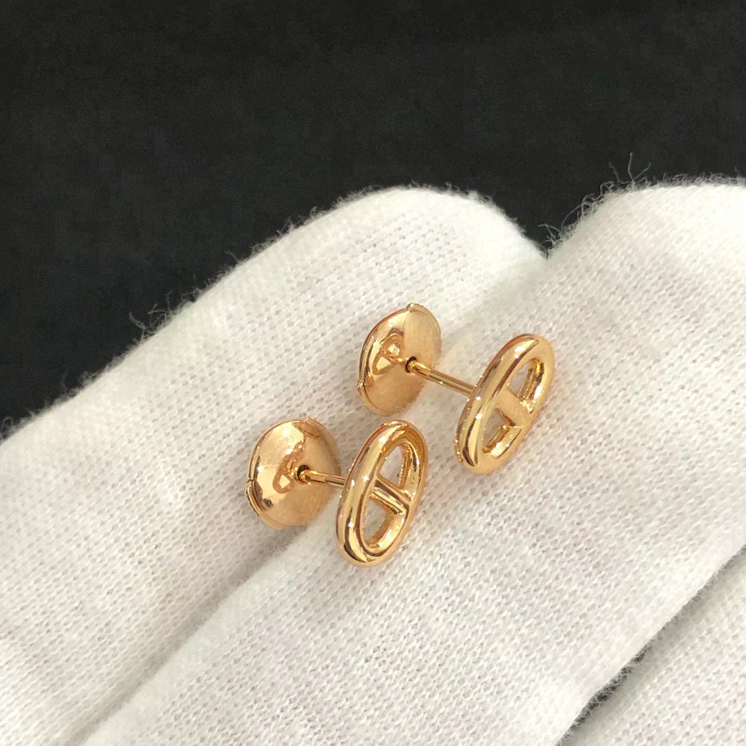 Chaine Small Earrings Gold and Silver – LUX VERSE Luxury Designer Fashion Outlet