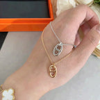 Chaine Small Necklace Gold and Silver – LUX VERSE Luxury Designer Fashion Outlet