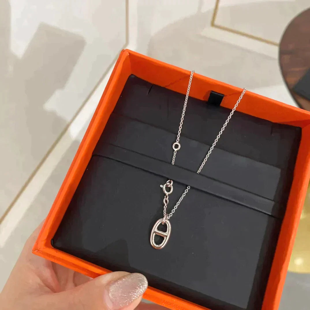 Chaine Small Necklace Gold and Silver – LUX VERSE Luxury Designer Fashion Outlet