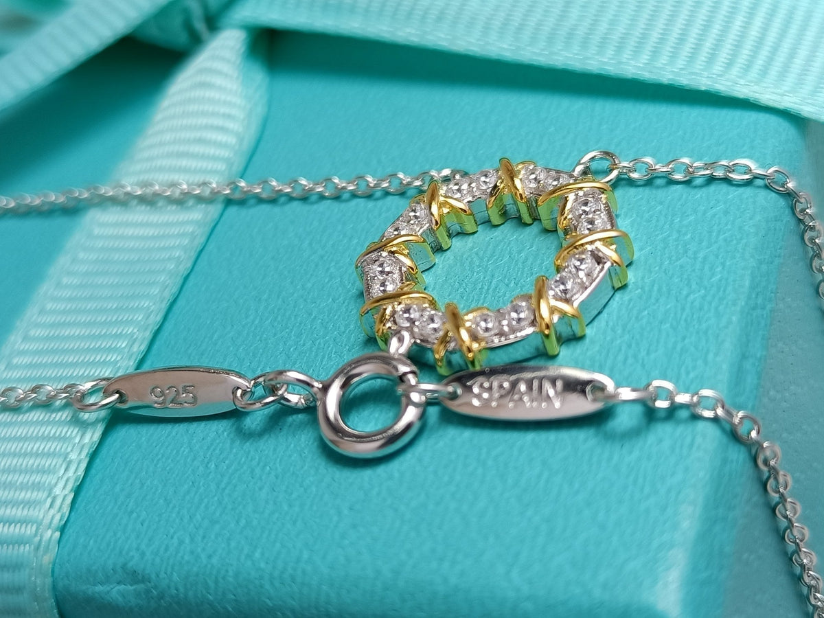 Sixteen Stone Necklace Gold – LUX VERSE Luxury Designer Fashion Outlet