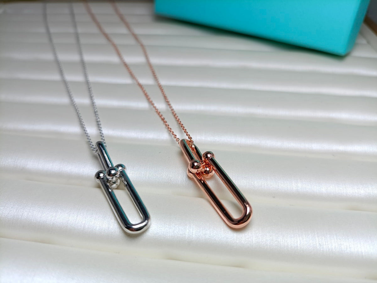 Hardwear Drop Double Link Pedant Necklace – LUX VERSE Luxury Designer Fashion Outlet