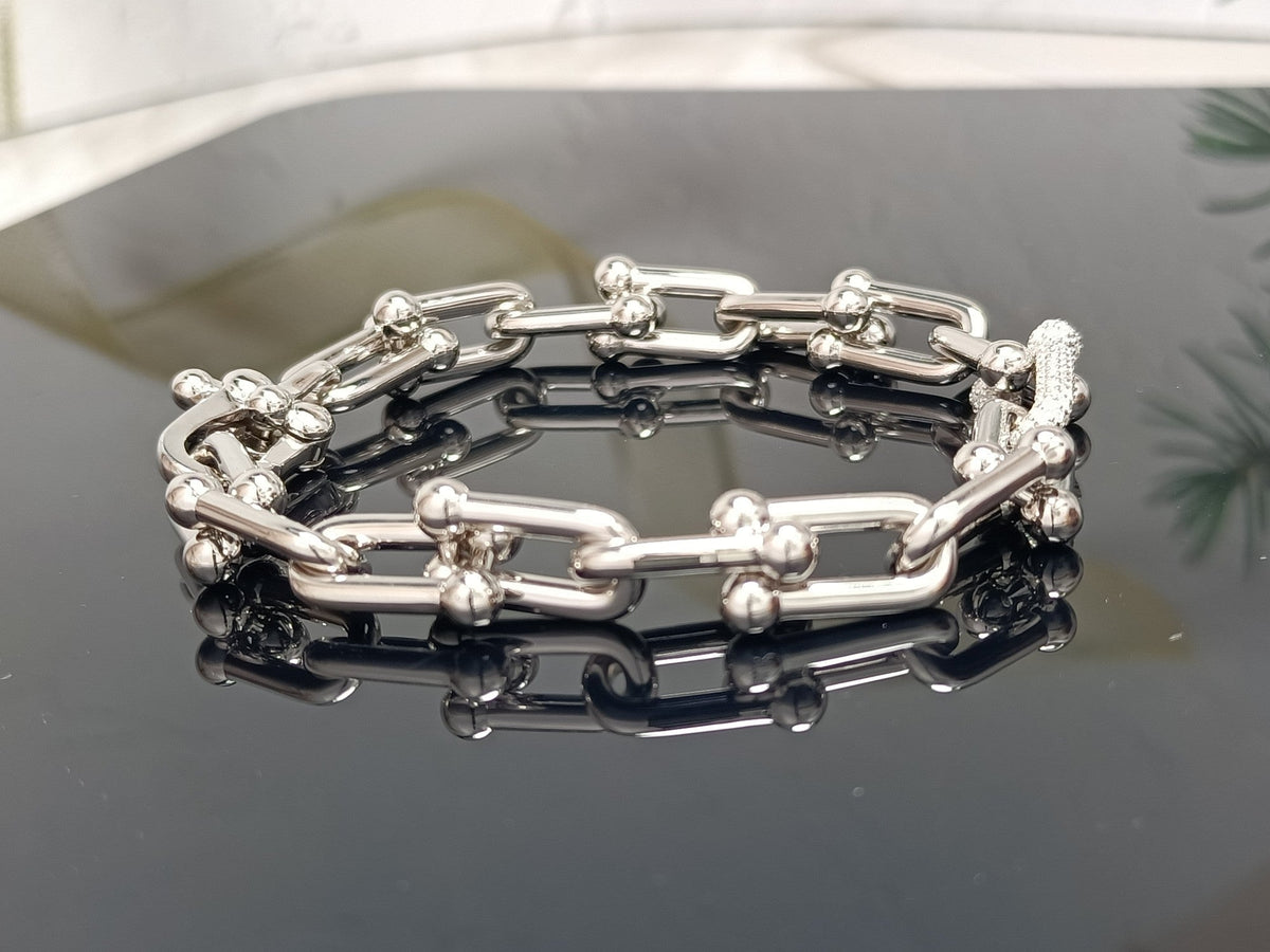 Hardwear Bracelet Rose Gold and Silver Diamond – LUX VERSE Luxury Designer Fashion Outlet