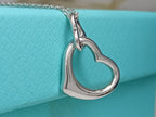 Double Heart Silver Necklace – LUX VERSE Luxury Designer Fashion Outlet