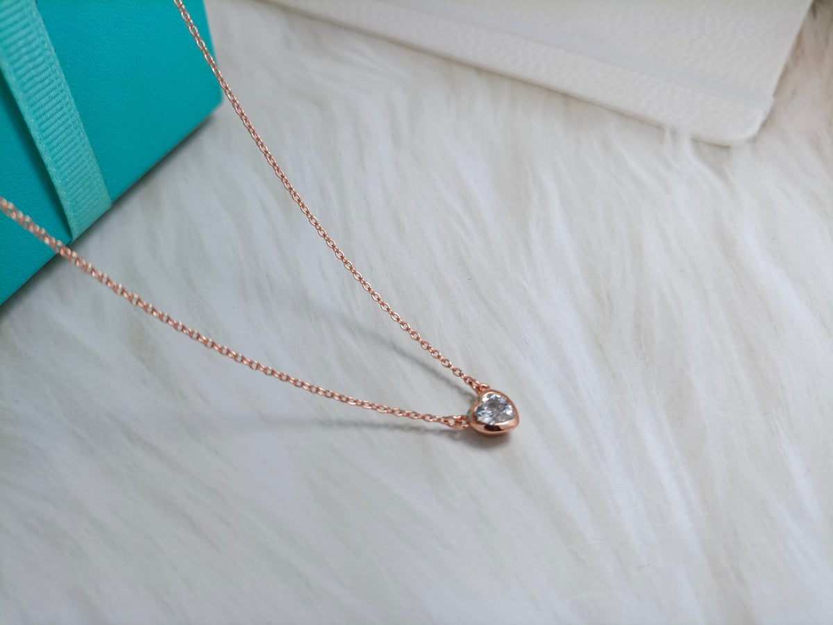 Heart Big Diamond Necklace – LUX VERSE Luxury Designer Fashion Outlet