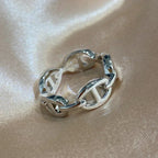 Enchainee Ring Silver – LUX VERSE Luxury Designer Fashion Outlet