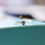 Elsa Hoop Ring Rose Gold – LUX VERSE Luxury Designer Fashion Outlet