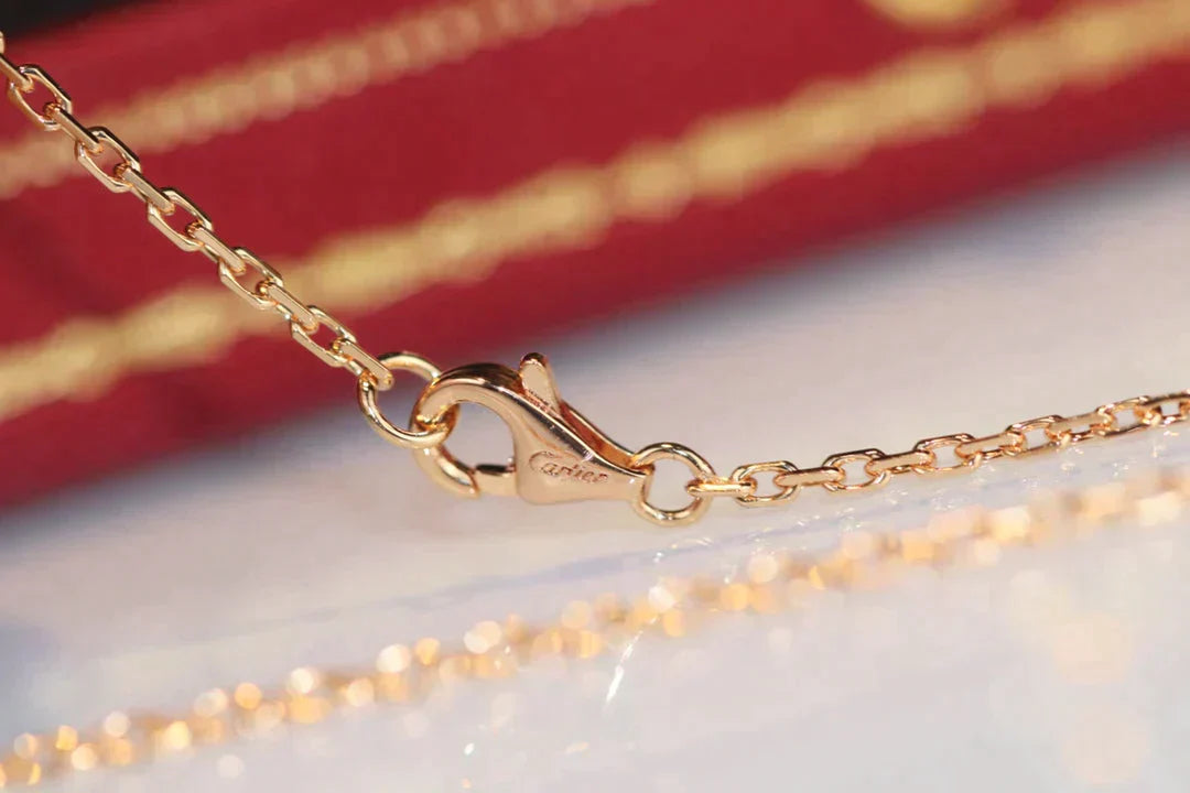 Love Double Ring Diamond Necklace – LUX VERSE Luxury Designer Fashion Outlet