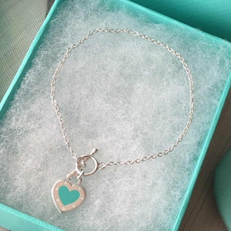 Love Heart Blue Bracelet – LUX VERSE Luxury Designer Fashion Outlet