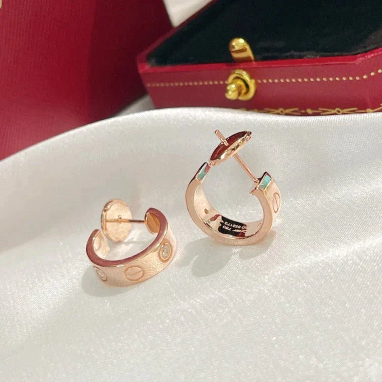Love Earrings 5.7mm 2 Diamonds – LUX VERSE Luxury Designer Fashion Outlet