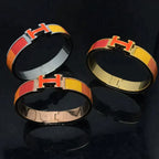 H Bracelet Orange Rainbow Ceramic – LUX VERSE Luxury Designer Fashion Outlet