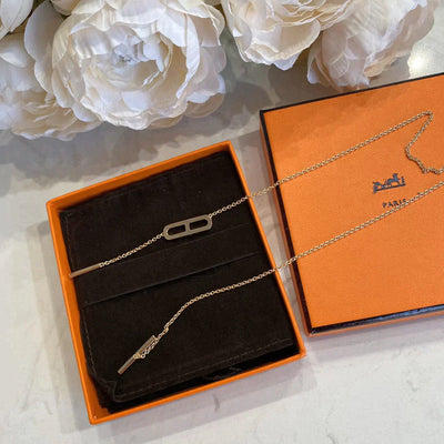 FARANDOLE LONG NECKLACE ROSE GOLD - LUX VERSE - Luxury designer fashion outlet