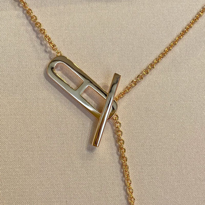FARANDOLE LONG NECKLACE ROSE GOLD - LUX VERSE - Luxury designer fashion outlet