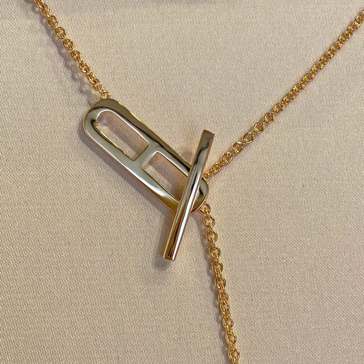 FARANDOLE LONG NECKLACE ROSE GOLD - LUX VERSE - Luxury designer fashion outlet