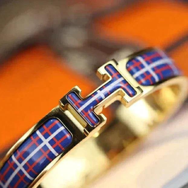 H Tartan Bracelet 12mm – LUX VERSE Luxury Designer Fashion Outlet