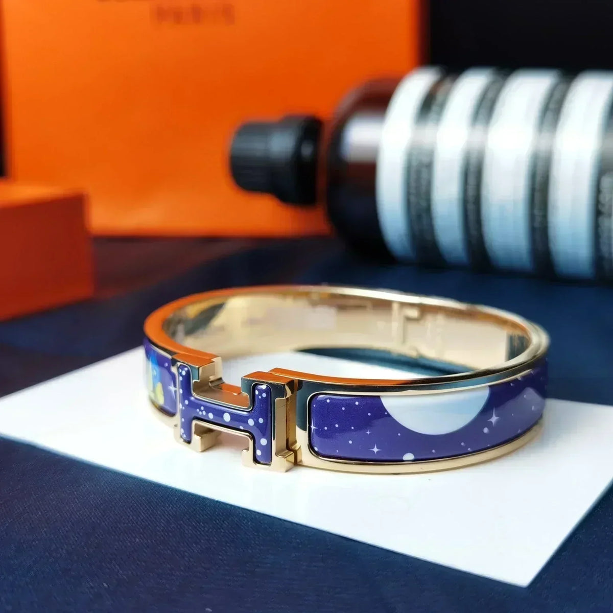 H Star and Moon Bracelet 12mm – LUX VERSE Luxury Designer Fashion Outlet
