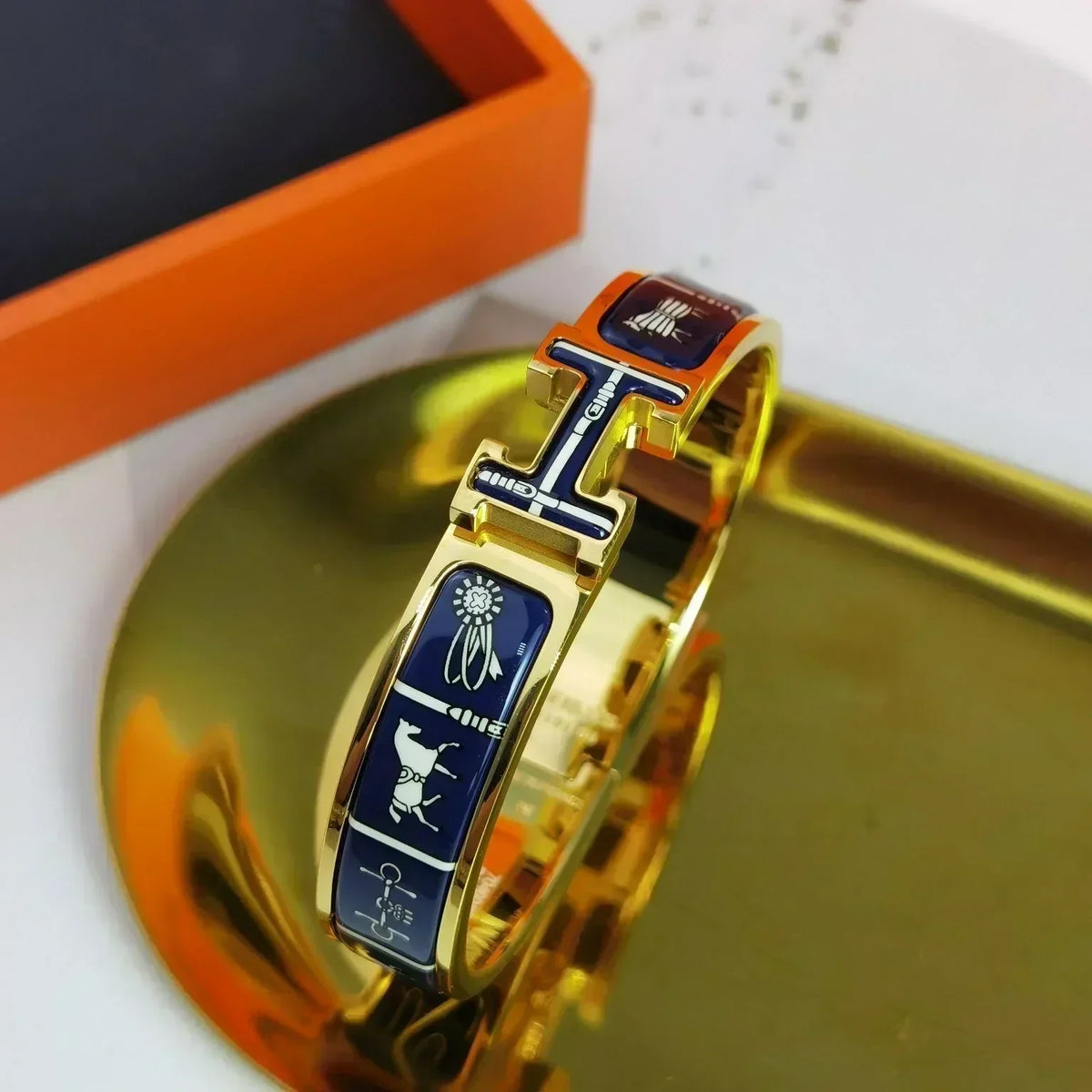 H Couvertures Dark Blue Bracelet – LUX VERSE Luxury Designer Fashion Outlet