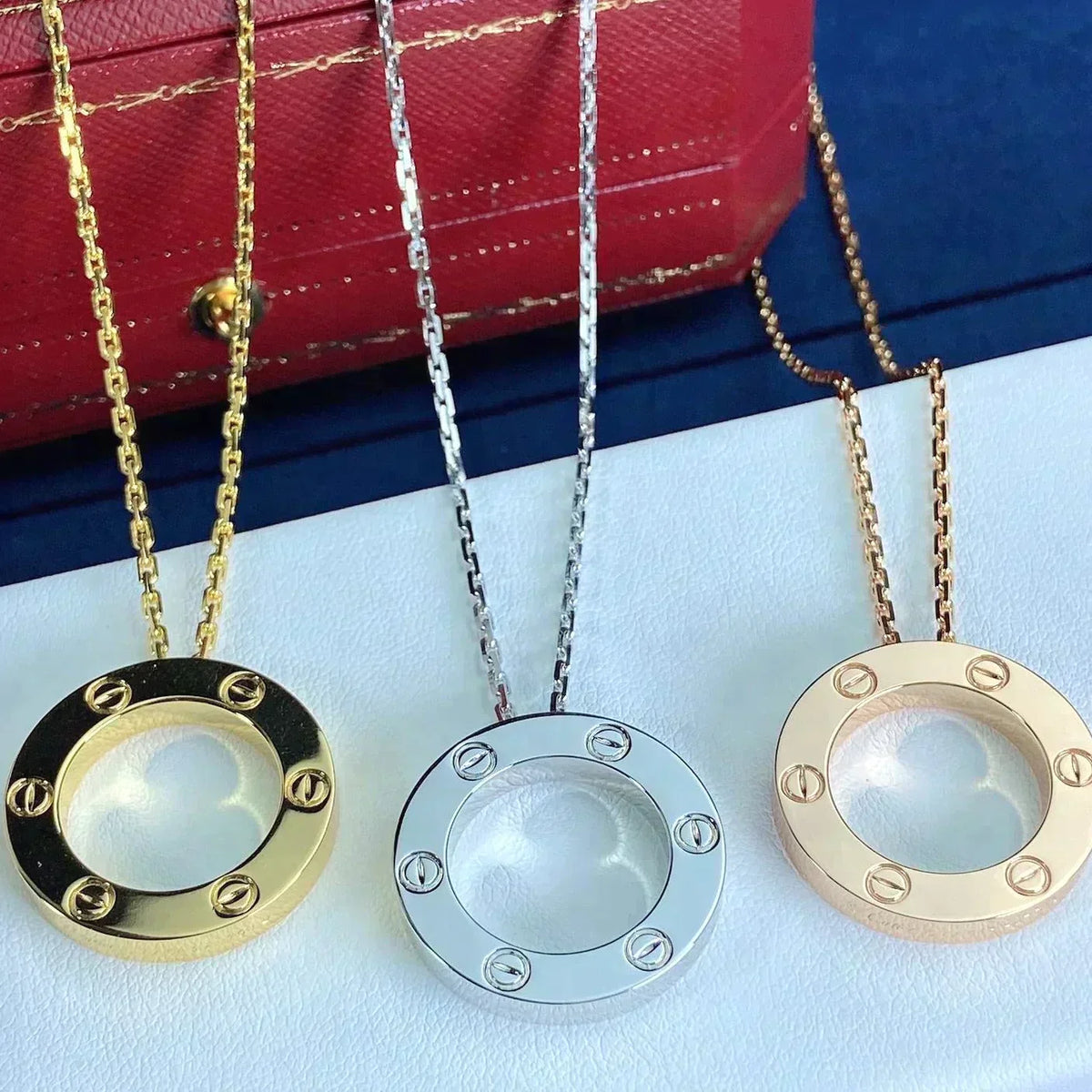 Love Necklace 16mm – LUX VERSE Luxury Designer Fashion Outlet