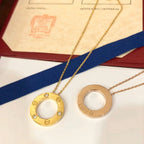 Love Necklace 16mm 3 Diamonds – LUX VERSE Luxury Designer Fashion Outlet
