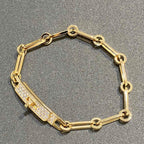 Chaine Bracelet Small Model Diamond – LUX VERSE Luxury Designer Fashion Outlet