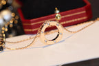 Love Necklace 16mm 6 Diamonds Rose Gold – LUX VERSE Luxury Designer Fashion Outlet