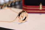 Love Necklace 16mm 6 Diamonds Rose Gold – LUX VERSE Luxury Designer Fashion Outlet