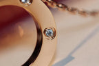 Love Necklace 16mm 6 Diamonds Rose Gold – LUX VERSE Luxury Designer Fashion Outlet