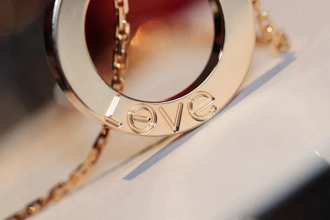 Love Necklace 16mm 6 Diamonds Rose Gold – LUX VERSE Luxury Designer Fashion Outlet
