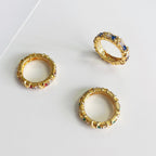 Sixteen Stone Gold Ring – LUX VERSE Luxury Designer Fashion Outlet