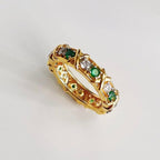 Sixteen Stone Gold Ring – LUX VERSE Luxury Designer Fashion Outlet